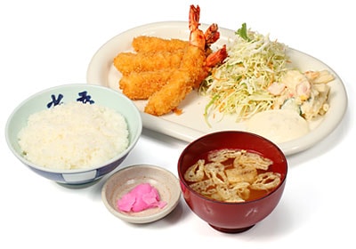 エビフライ定食