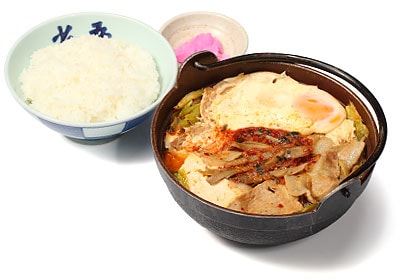 キムチ鍋定食