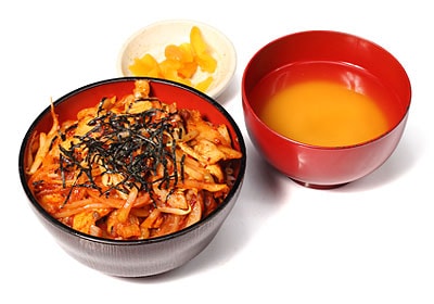 豚キムチ丼